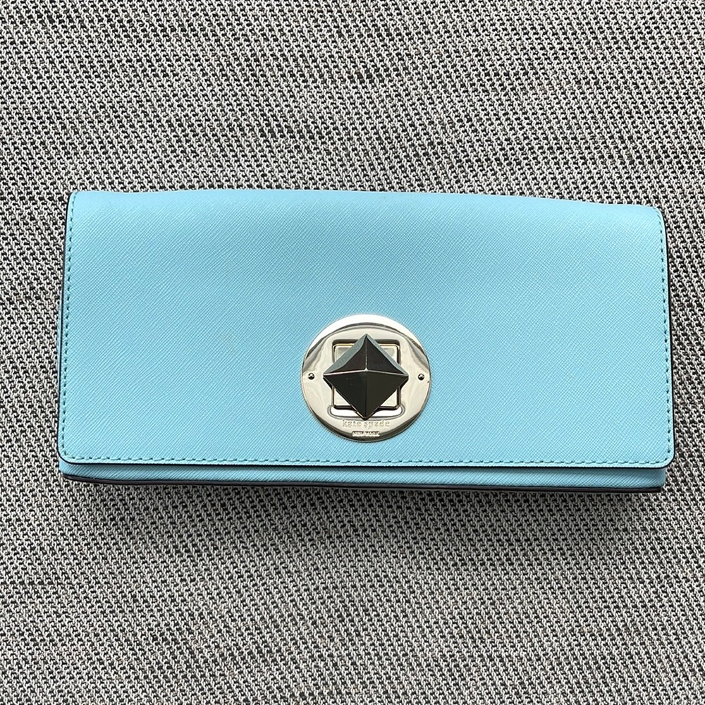 Kate Spade Light Blue Clutch